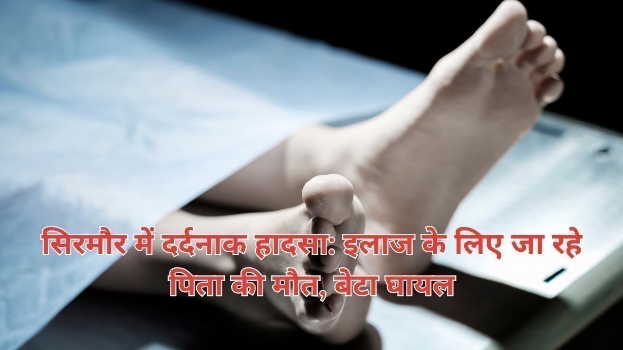 सिरमौर में दर्दनाक हादसा: इलाज के लिए जा रहे पिता की मौत, बेटा घायल