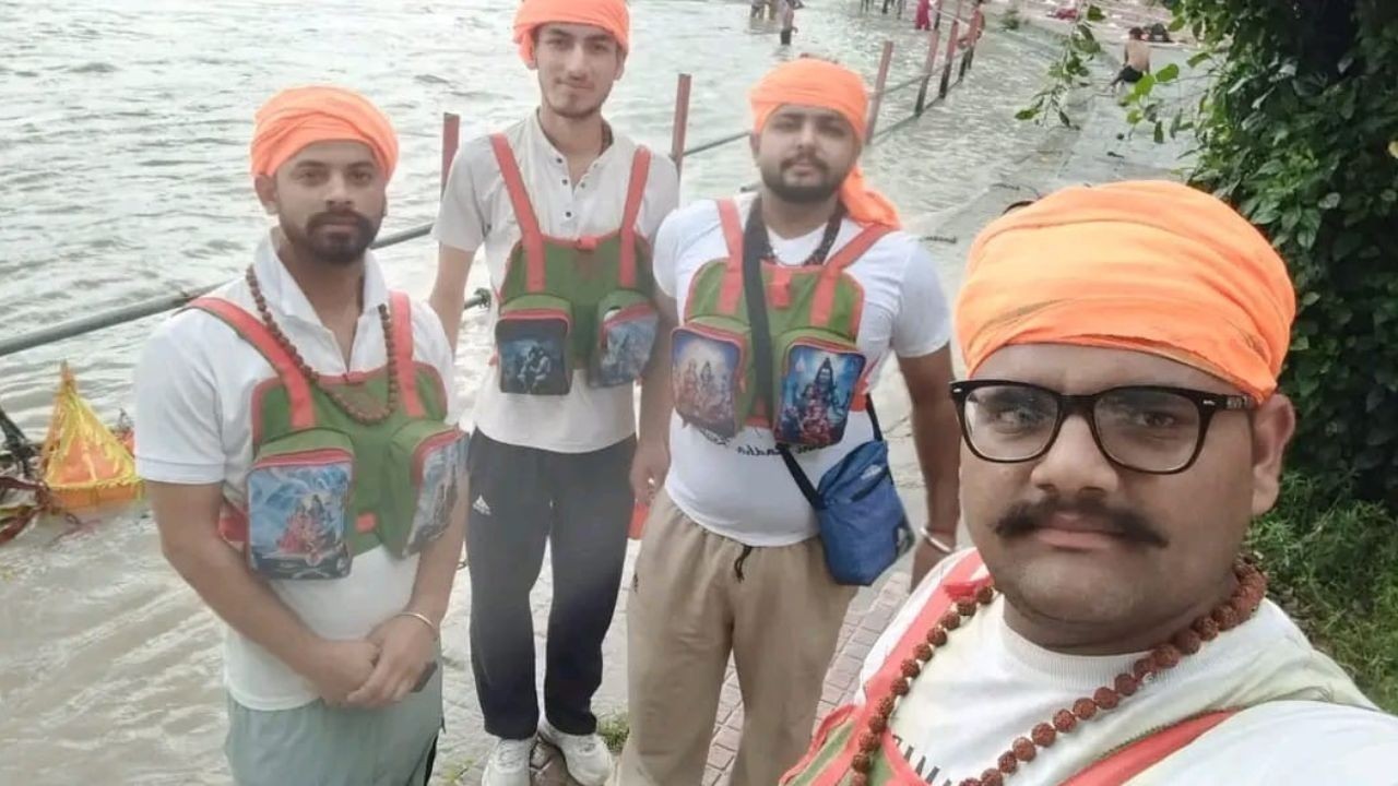 हरिद्वार से लोहारवीं पहुंची पहली कांवड़ यात्रा, शिवभक्तों का स्वागत