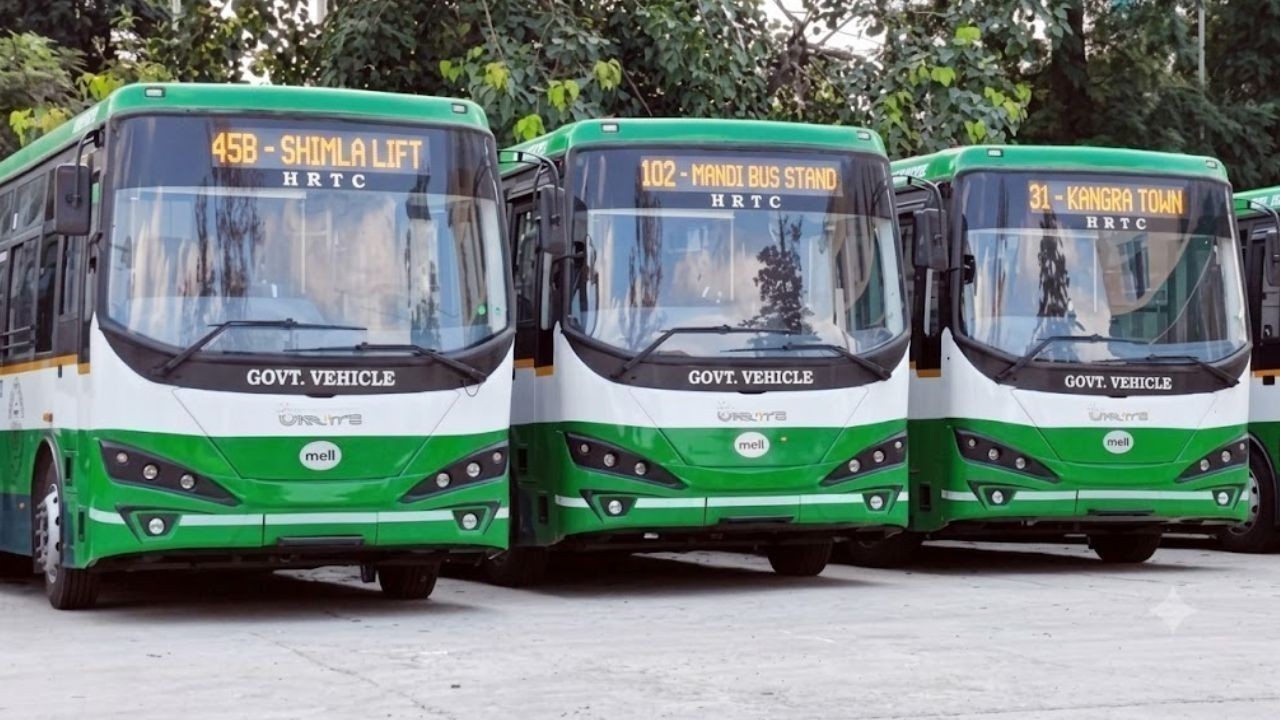मंडी को मिलीं 25 नई इलेक्ट्रिक बसें, सीएम ने दिखाई हरी झंडी